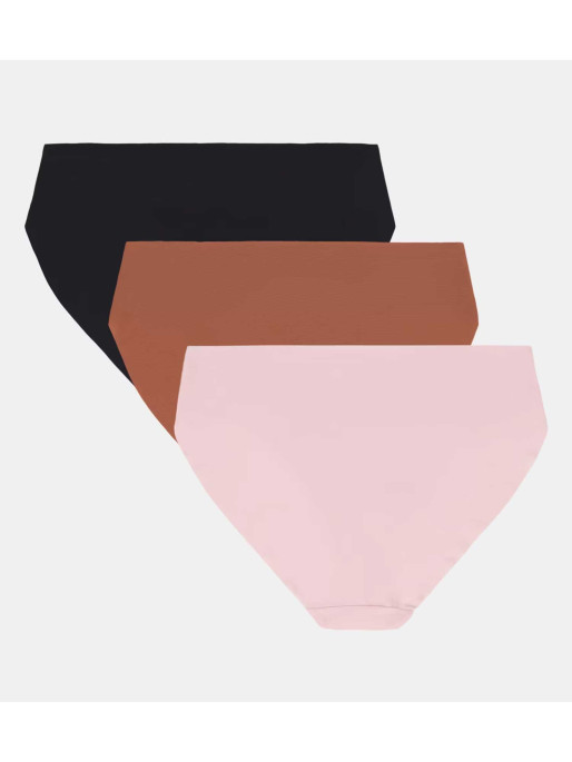 UNDER ARMOUR Бельо UA PURE STRETCH NO SHOW BIKINI-SOLID 3PK