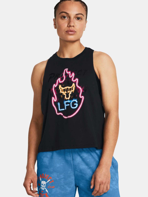 UNDER ARMOUR Pjt Rck W Neon Flame Tank