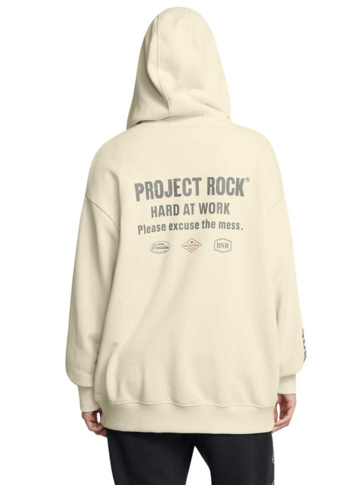 UNDER ARMOUR Top Pjt Rck W HWT FZ Hard at Wrk