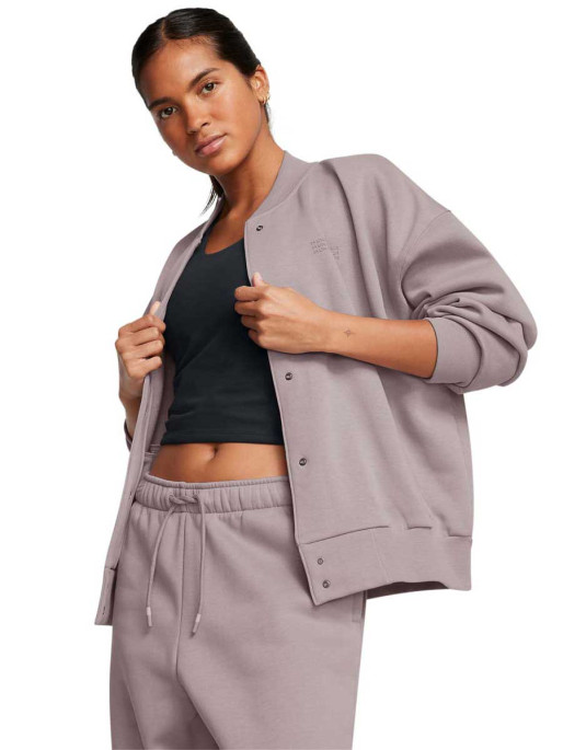 UNDER ARMOUR Спортно горнище Icon Flc Varsity Jacket