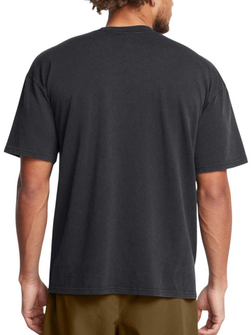 UNDER ARMOUR Κοντομάνικη Μπλούζα UA Heavyweight Logo Wash