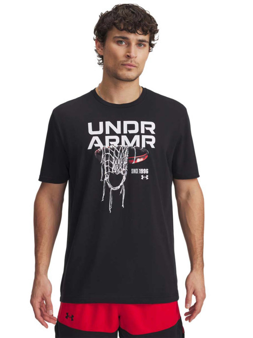 UNDER ARMOUR M 60/40s Hoops Net SS T-shirt