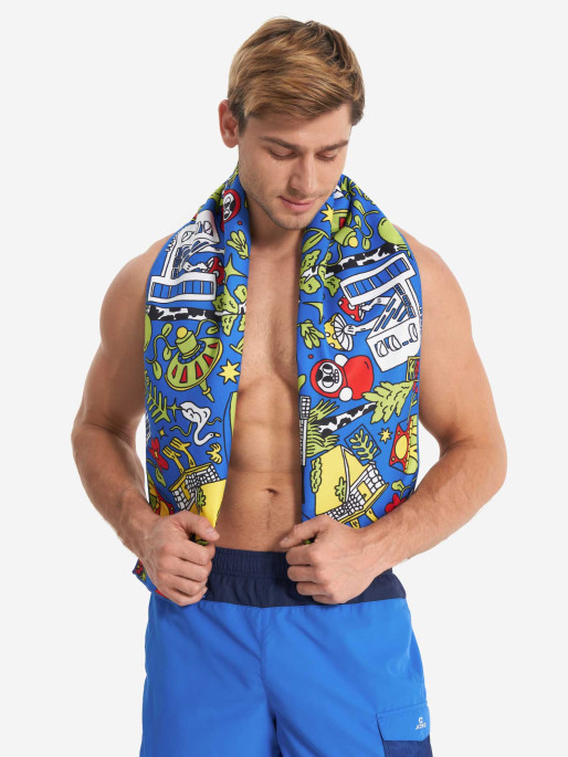 JOSS Кърпа Printed Microfibre Absorbent Swimming Towel