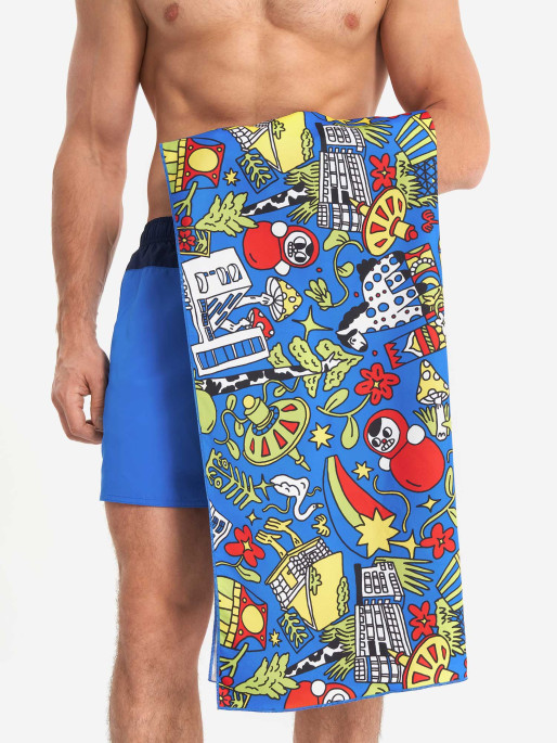 JOSS Кърпа Printed Microfibre Absorbent Swimming Towel