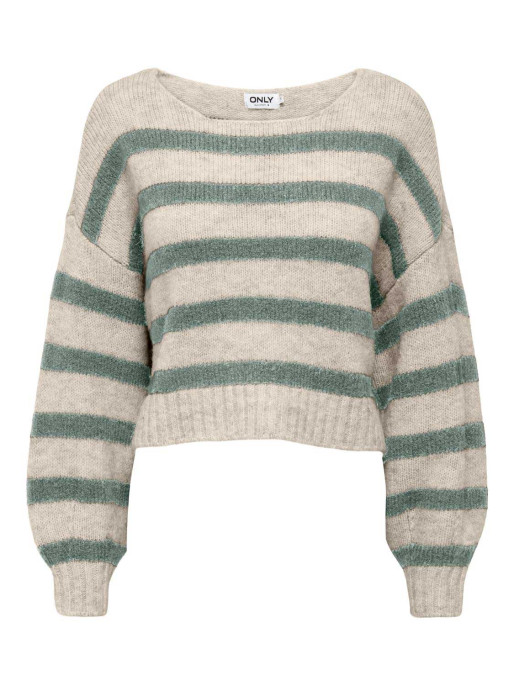 ONLY ONLAYA LIFE L/S BOATNECK PULL CC KNT Sweater