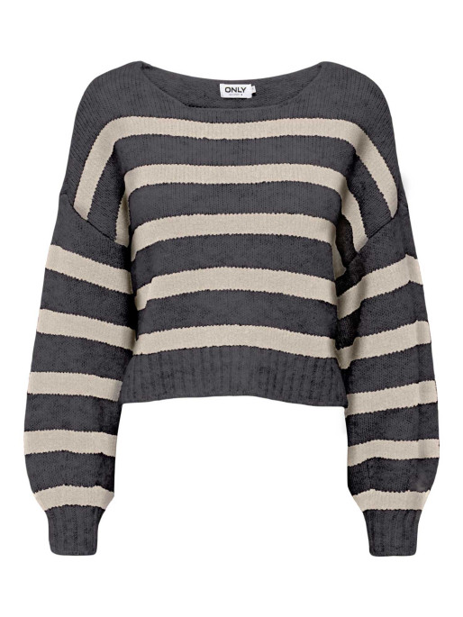 ONLY ONLAYA LIFE L/S BOATNECK PULL CC KNT Sweater