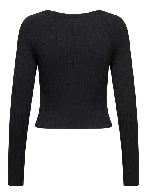 ONLY ONLMEDDI LS RIB CROP O-NECK CC KNT Sweater