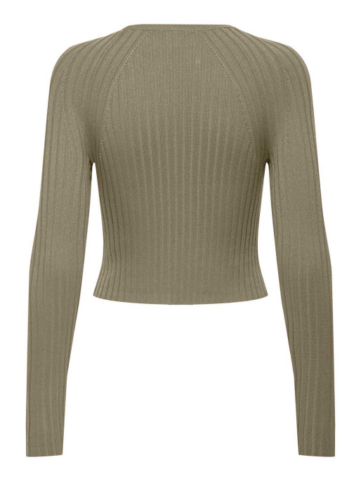 ONLY ONLMEDDI LS RIB CROP O-NECK CC KNT Sweater