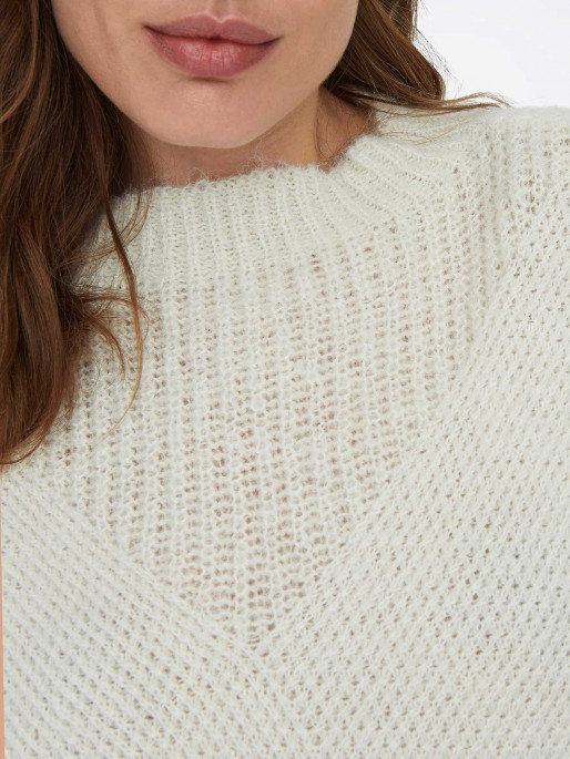 ONLY ONLALISA LIFE L/S STRUC HIGH NECK CC KNT Sweater