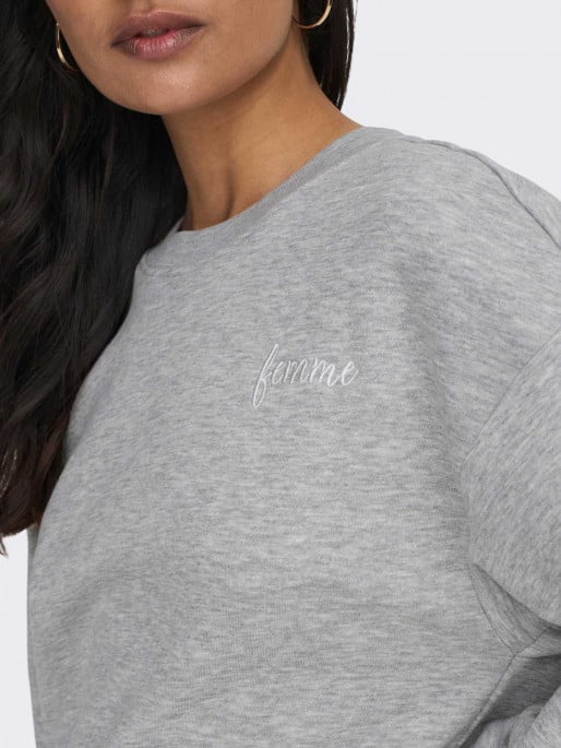 ONLY ONLODESSA L/S SHORT O-NECK CC SWT Sweatshirt