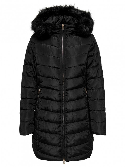 ONLY Geaca Onlellan Quilted Hood Fur Cc Otw