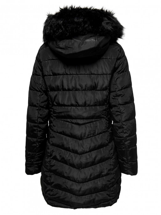 ONLY Geaca Onlellan Quilted Hood Fur Cc Otw
