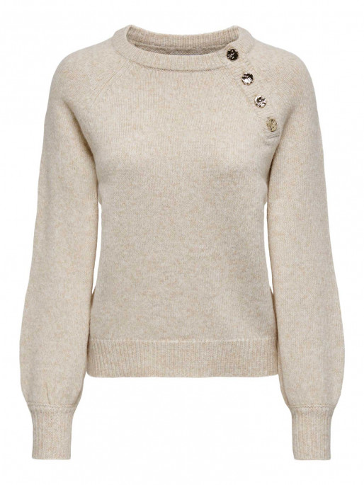 ONLY Pulover Onlemma Ls Button Oneck Knt