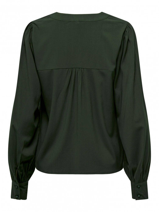 ONLY Camasa Onlella Ls V-Neck Top Wvn