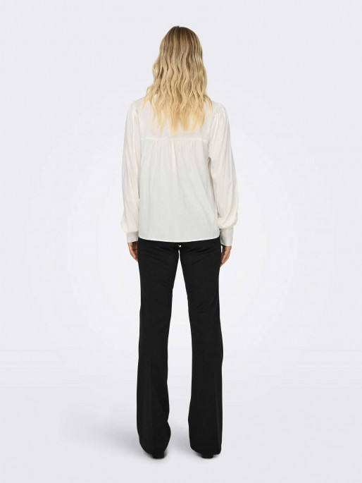 ONLY Camasa Onlella Ls V-Neck Top Wvn