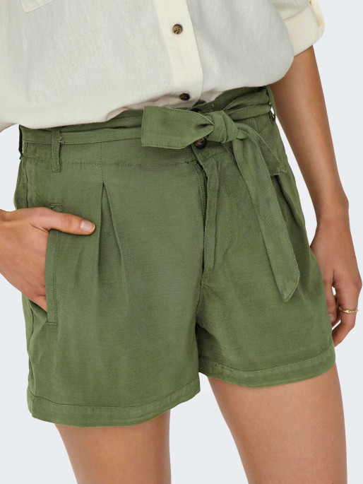 ONLY ONLARIS LIFE HW BELT SHORTS CC PNT