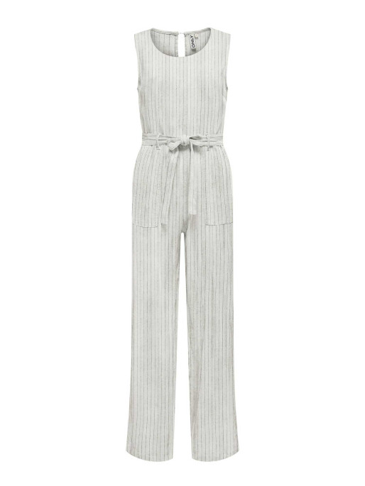 ONLY Ολόσωμη Φόρμα ONLCARO S/L BELT LINEN JUMPSUIT CC PANT