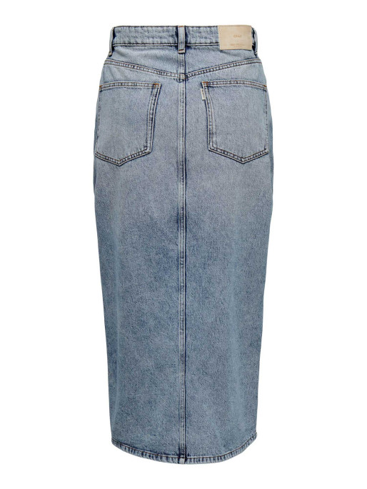 ONLY Φούστα Onlayoe Hw Front Slit Midi Dnm
