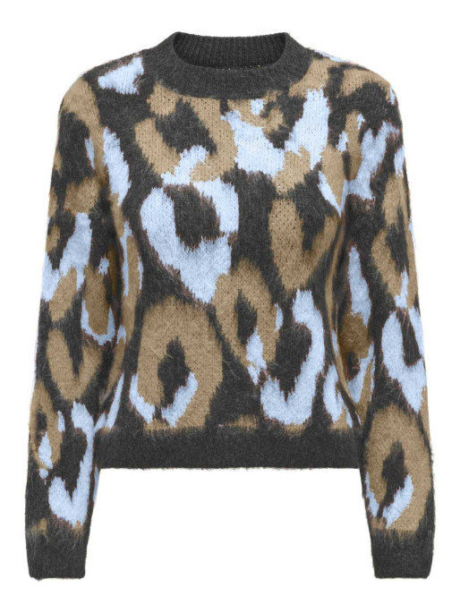 ONLY ONLWILD L/S JQ O-NECK KNT Sweater