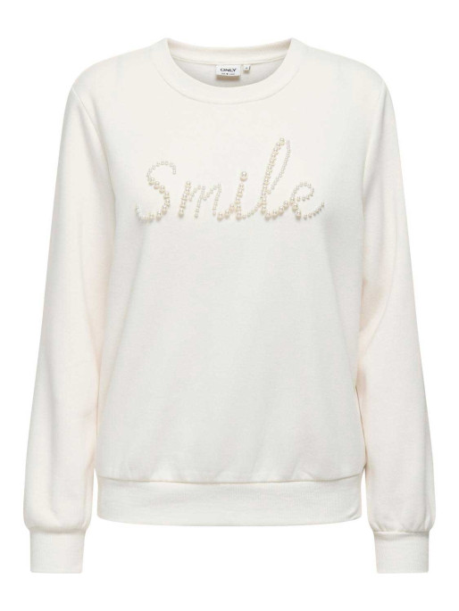 ONLY ONLAMY LIFE L/S O-NECK PEARL SWT Sweatshirt