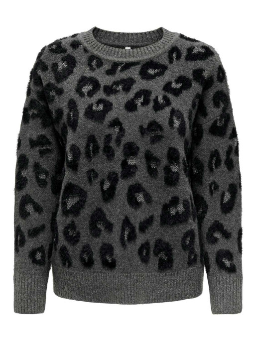 ONLY ONLSARA LS JQ GLITTER O-NECK KNT Sweater