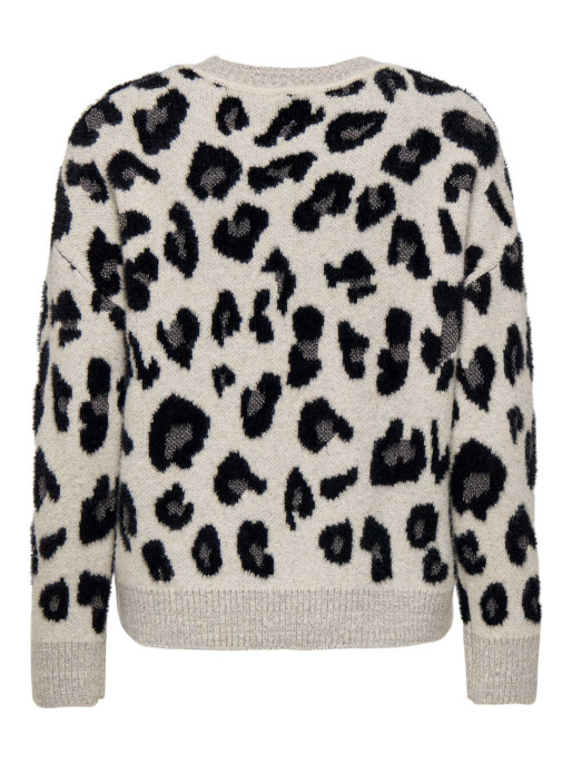 ONLY ONLSARA LS JQ GLITTER O-NECK KNT Sweater