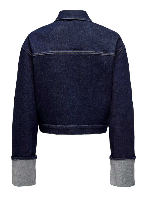 ONLY ONLMERCER LS FOLD UP JACKET RED DNM DCC