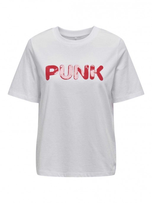 ONLY ONLCELIA BOXY S/S WORD TOP BOX JRS T-shirt