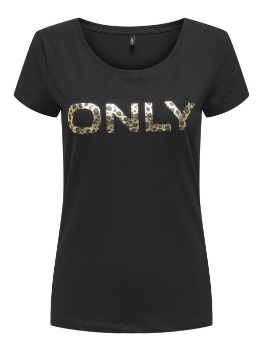 ONLY T-shirt ONLHELLA LIFE S/S LOGO TOP BOX CS JRS