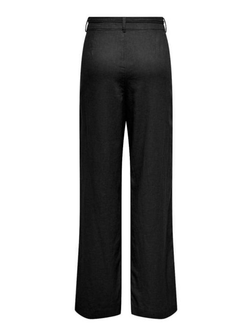 ONLY Women's Pants ONLCARO MW Linen BL STR Belt Pant CC TLR