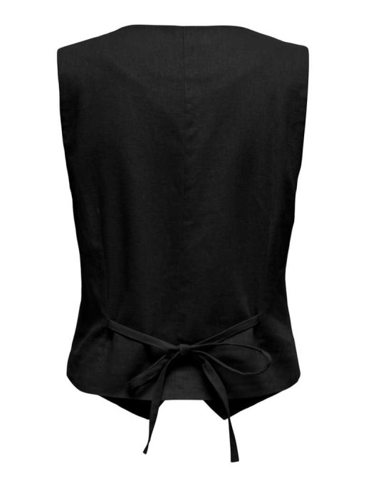 ONLY Women's Vest ONLCARO S/L Linen Blend Vest CC TLR