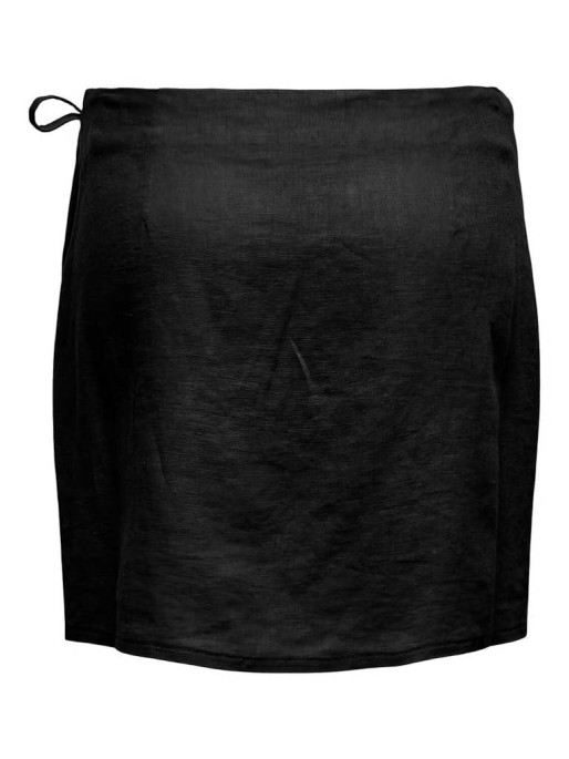 ONLY Women's Skirt ONLCARO MW Wrap Linen BL Skirt CC PNT