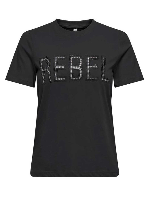 ONLY ONLRIRI REG S/S STONES TOP BOX JRS T-shirt