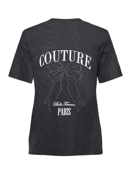 ONLY T-shirt ONLLUCY LIFE REG S/S DETAIL GLIT TOP JRS