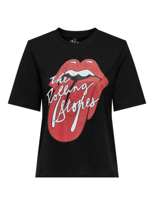 ONLY Women's ONLROLLING STONES LIFE S/S Top BOX JRS