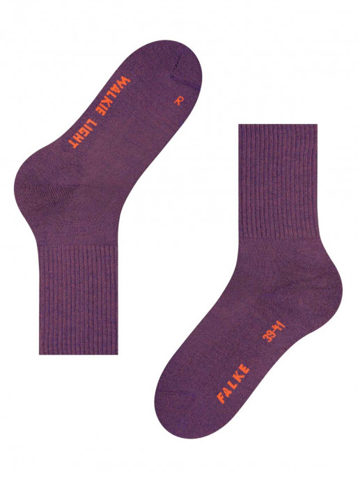 Womens Falke purple Softmerino Socks