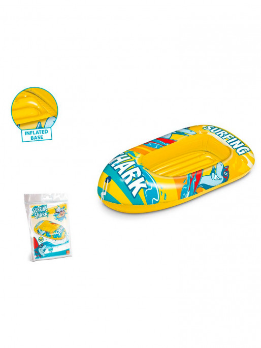 KIDS MOVIE HEROES Barca gonflabila Surfing Shark