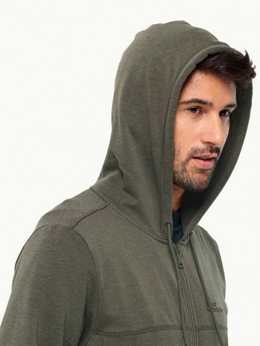 JACK WOLFSKIN Αθλητική Ζακέτα WALDSEE HOODED JKT M