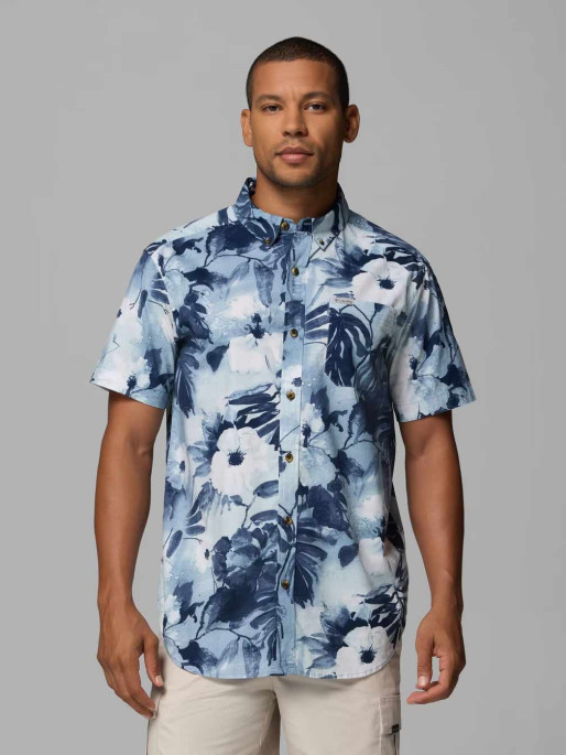 COLUMBIA Риза Mens Rapid Rivers Printed Sleeve Shirt