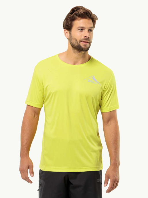 JACK WOLFSKIN Κοντομάνικη Μπλούζα PEAK GRAPHIC T M