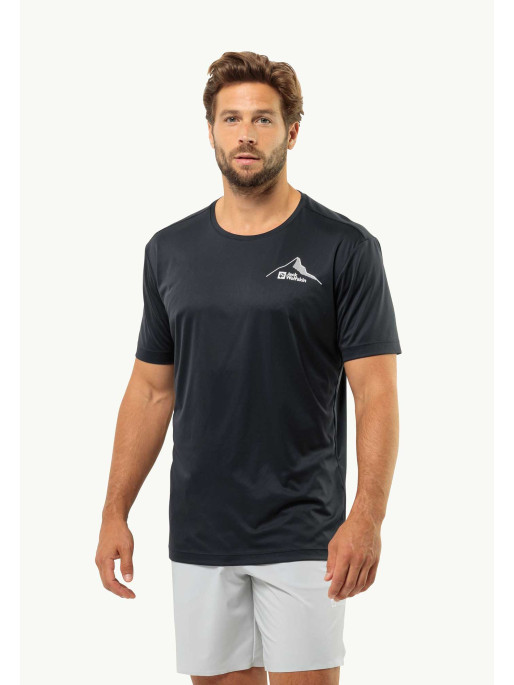 JACK WOLFSKIN Κοντομάνικη Μπλούζα PEAK GRAPHIC T M