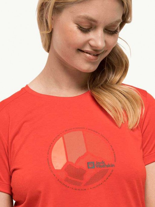 JACK WOLFSKIN CROSSTRAIL GRAPHIC T W T-shirt