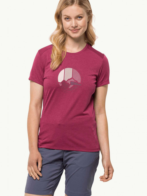 JACK WOLFSKIN Tricou Crosstrail Graphic T W