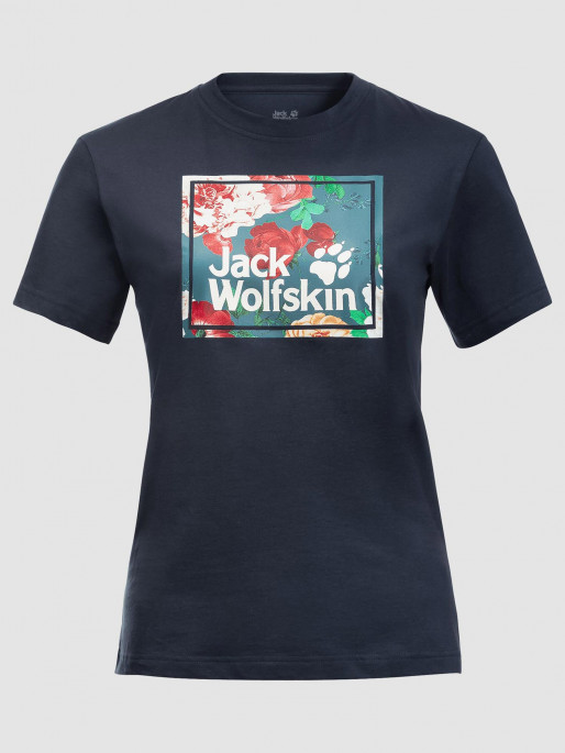 JACK WOLFSKIN Κοντομάνικη Μπλούζα W FLOWER LOGO T