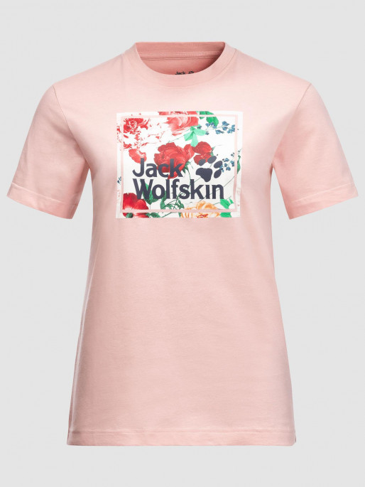 JACK WOLFSKIN Κοντομάνικη Μπλούζα W FLOWER LOGO T
