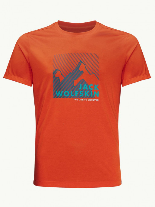 JACK WOLFSKIN Κοντομάνικη Μπλούζα M HIKING S/S GRAPHIC T