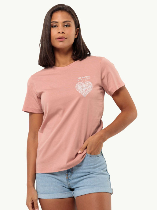 JACK WOLFSKIN Tricou Discover Heart T W