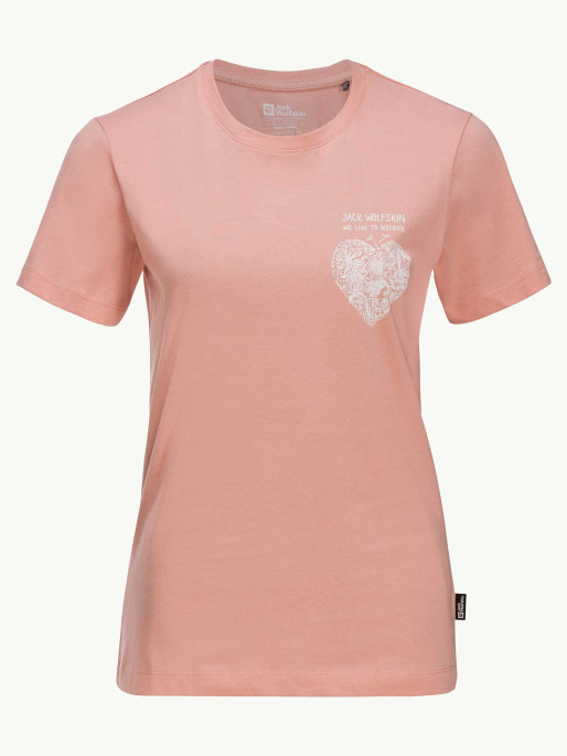 JACK WOLFSKIN Tricou Discover Heart T W
