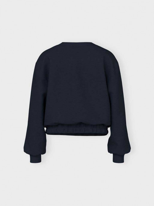 NAME IT NKFVILUNA LS SHORT BOXY SWEAT BRU O1 Sweatshirt