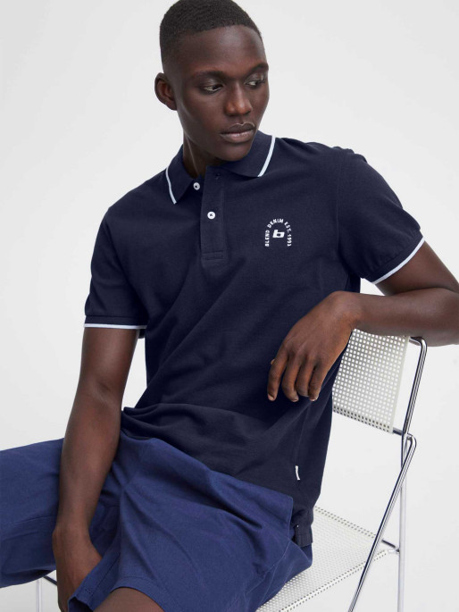 BLEND Tricou cu guler